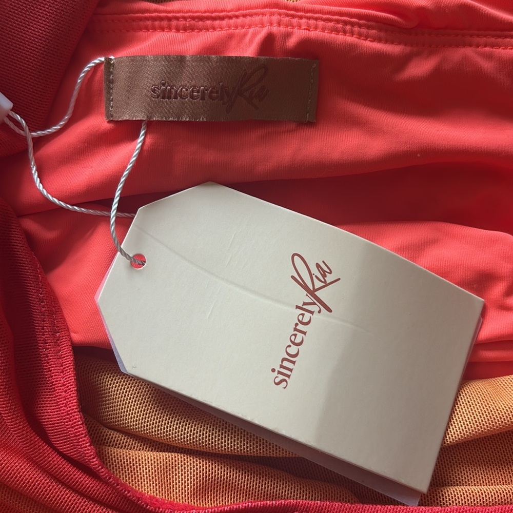 Sincerely Ria Rama Dress In Sunset Size Small - Picture 3 of 7
